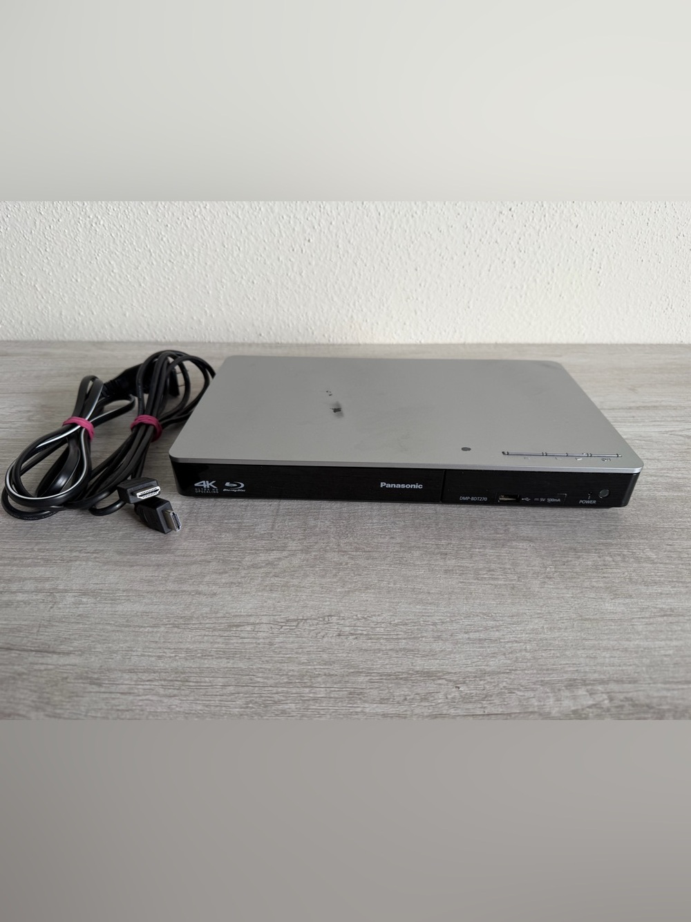 Panasonic DMP-BDT270 4K Ultra HD Upscaling 3D Blu-Ray DVD Player No Remote